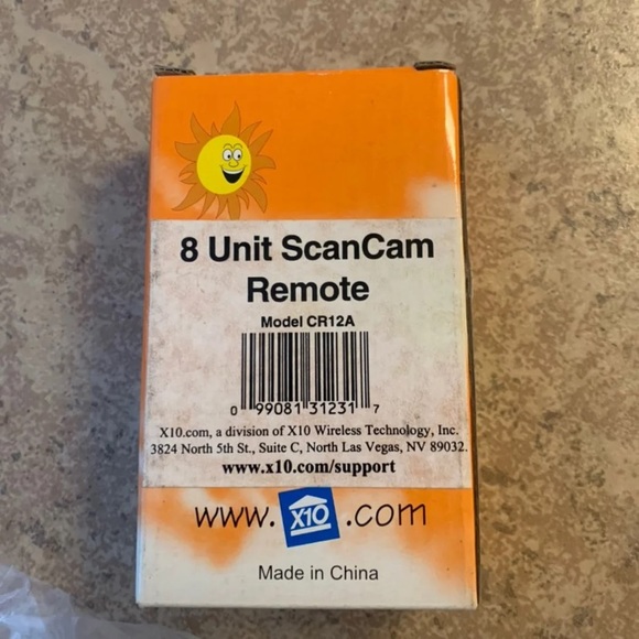X10 (8)Unit ScanCam Remote Control. Model#CR12A - Picture 4 of 5